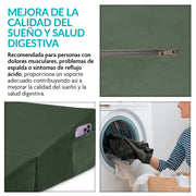 Almohada Ortopédica de Cuña Antirreflujo para Espalda, Cuello, Embarazo