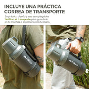 Termo de Acero Inoxidable 1.6 L con Taza y Correa HIKEO — funciones y uso