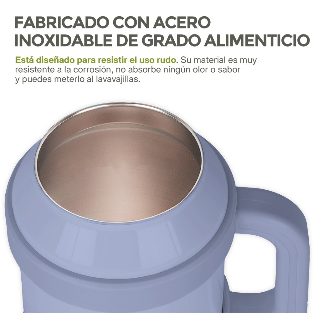 Termo de Acero Inoxidable 1.5 L con Popote y Asa HIKEO — vista adicional 22