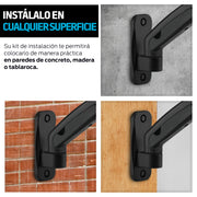 Soporte de Pared Articulado para Monitor de 17 a 32 Pulgadas — funciones y uso