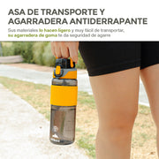Termo para Agua (2 Pz.) de Tritán Indestructible 600 ml con Tapa Hermética