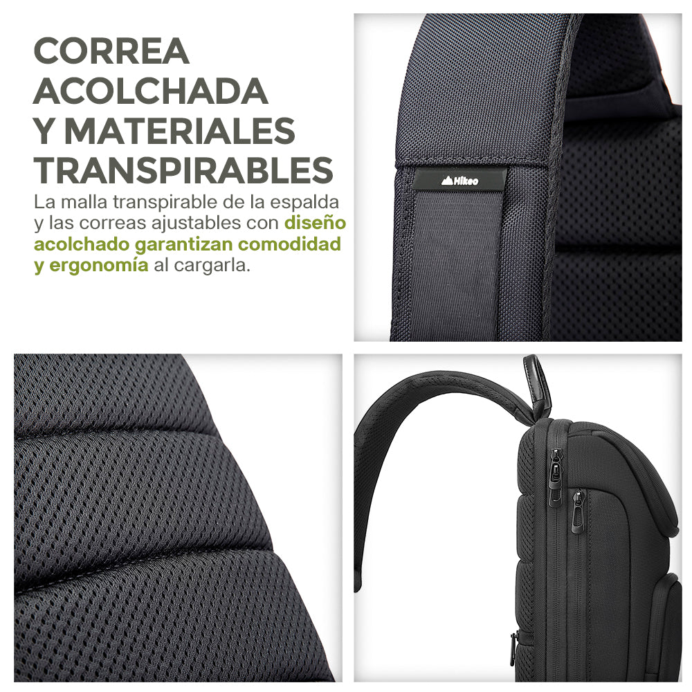 Mochila Crossbody para Tablet de 9.7 Pulgadas Resistente al Agua — funciones y uso