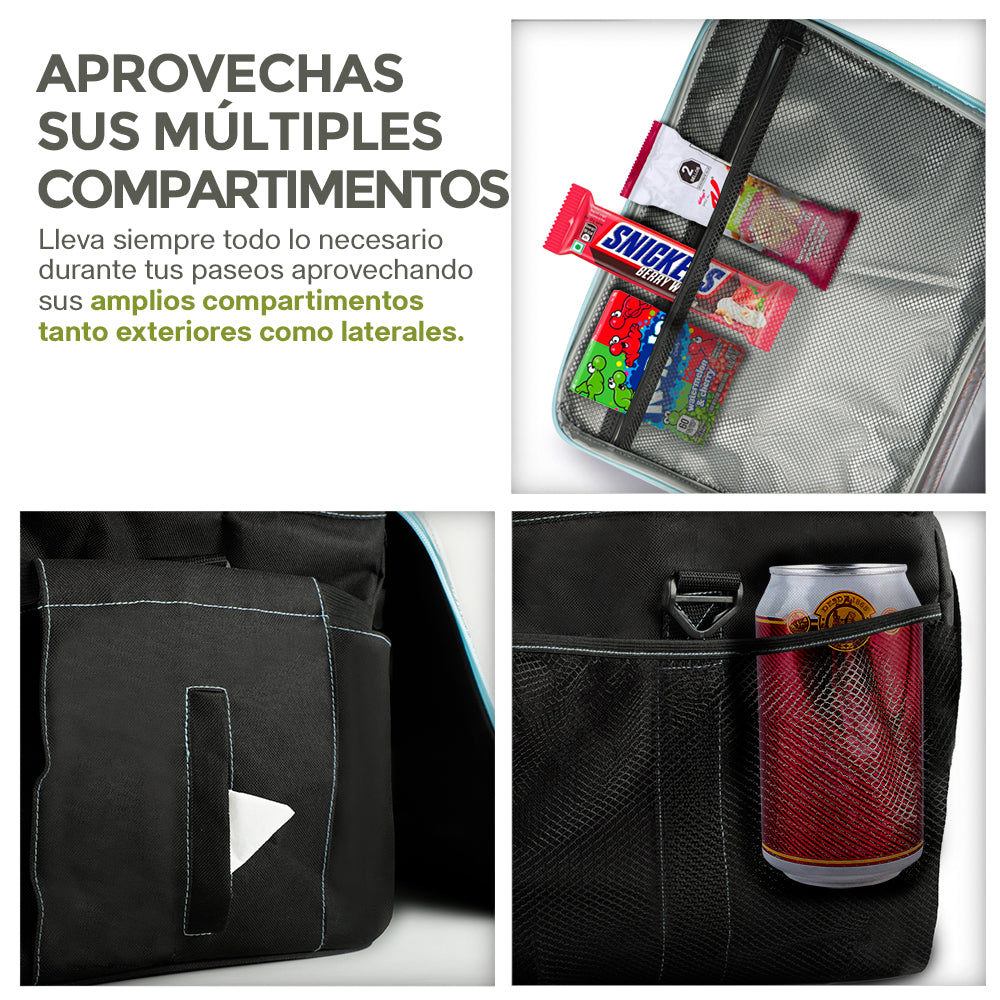 Hielera Térmica Aislada para 45 Latas (30 Litros) con Correa para Transportar