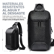 Mochila Crossbody con Candado TSA y Puerto USB Redlemon — funciones y uso