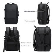Mochila Expandible de 22 a 35 L para Laptop de 18 Pulgadas — funciones y uso