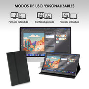 Monitor Portátil Full HD 15.6” para Laptop Celular y Consolas
