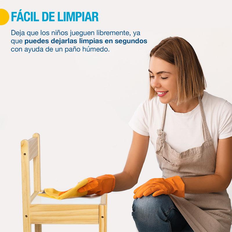 Sillas Montessori para Niños de Madera de Abedul 2 Piezas - Redlemon