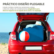 Catre Plegable Portátil con Techo Desmontable Camastro para Alberca