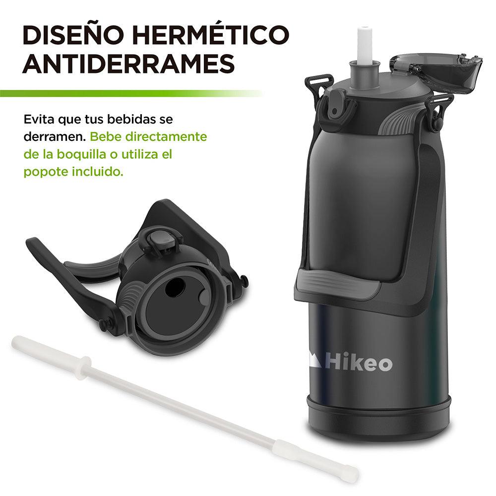 Termo para Agua de 2 Litros de Acero Inoxidable Ultra Resistente Hikeo - Redlemon