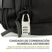 Mochila Expandible de 40 L para Laptop de 18 Pulgadas — medidas y especificaciones