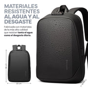 Mochila para Laptop 17” Ejecutiva Antirrobo con Cubierta Rígida Impermeable