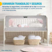 Barandal para Cama de Niños de Altura Ajustable Universal - Redlemon