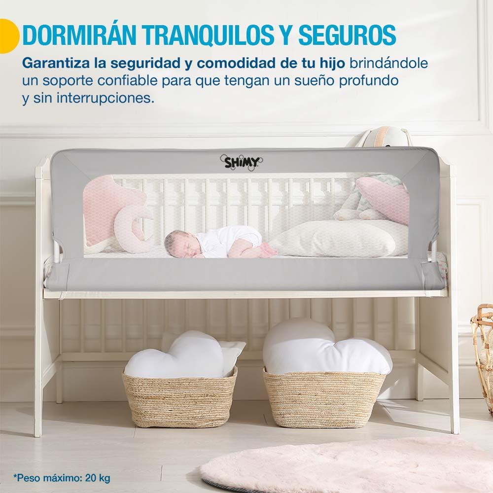 Barandal para Cama de Niños de Altura Ajustable Universal - Redlemon