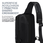 Mochila Crossbody con Candado TSA y Puerto USB Redlemon — medidas y especificaciones