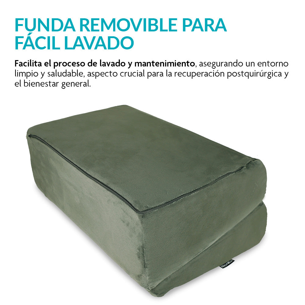 Almohada Ortopédica de Cuña Antirreflujo para Espalda, Cuello, Embarazo