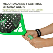 Pala de Pádel Premium con Funda, Pelotas y Grip, Raqueta para todos los Niveles