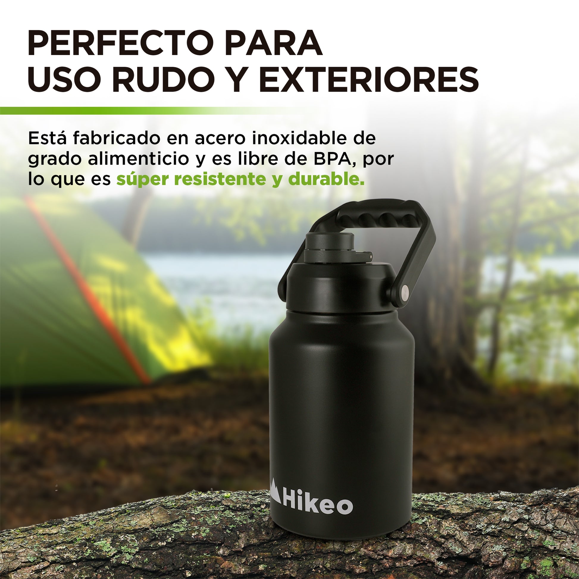 Termo de Acero Inoxidable Doble Pared de Aislamiento Térmico Hikeo Redlemon Technology México