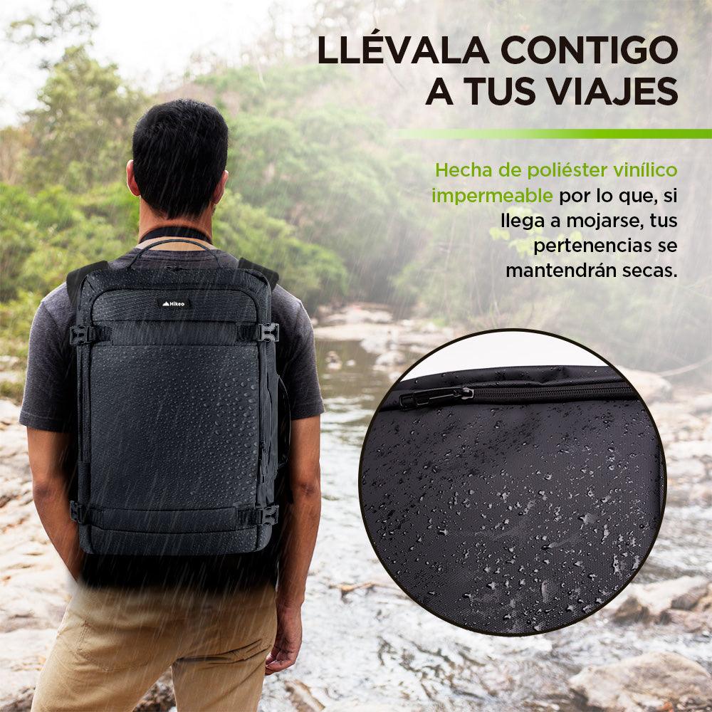 Mochila de Viaje para Laptop Expandible Impermeable Antirrobo - Redlemon