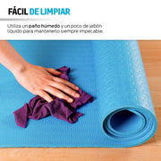 Tapete para Yoga Pilates con Correa para Transportar, 9mm, Ideal para Ejercicio