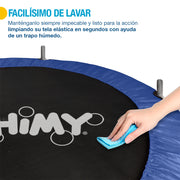 Limpieza de la tela elástica del brincolín infantil