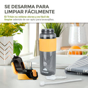 Termo para Agua (2 Pz.) de Tritán Indestructible 600 ml con Tapa Hermética