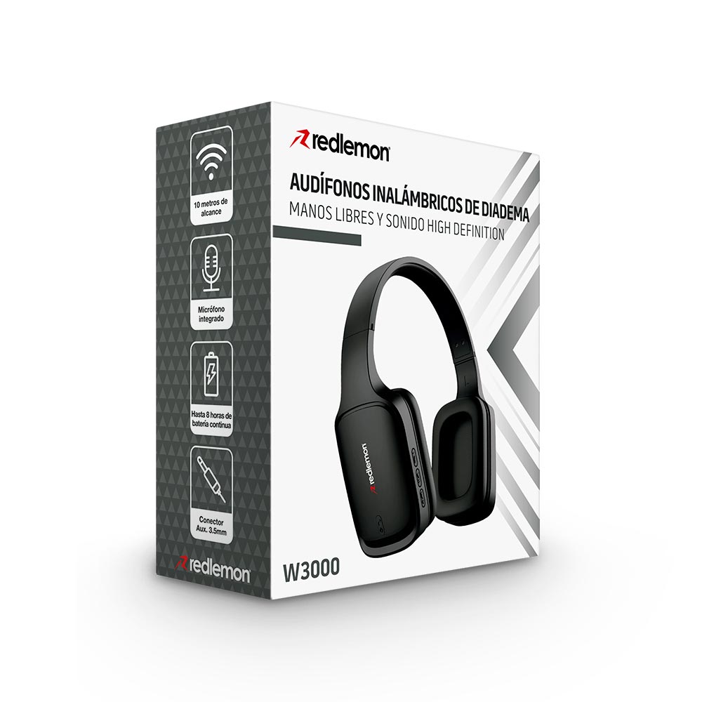 Redlemon Audífonos Bluetooth Inalámbricos Diadema Handsfree