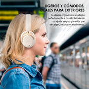 Audífonos Bluetooth 5.4 con Cancelación Activa de Ruido AKANE — contenido y accesorios