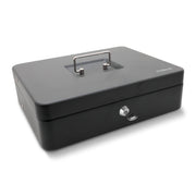 Caja Portátil para Dinero con Charola y 2 Llaves — contenido y accesorios