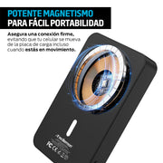 Power Bank Magnético de 10,000 mAh con Carga de 15 W — contenido y accesorios