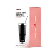 Termo y Vaso Térmico Acero Inoxidable 2 Popotes 800 ml Redlemon Technology México