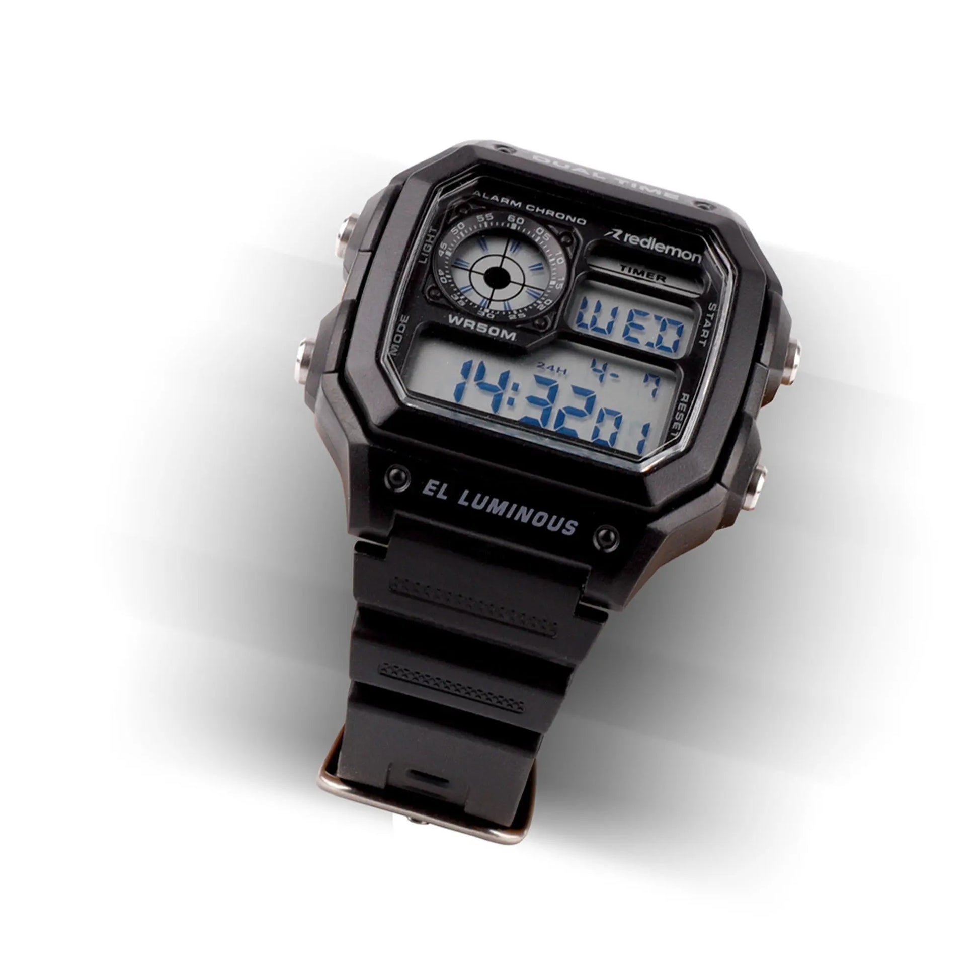 Reloj Clásico Deportivo Resistente Pantalla Digital Mod.1299 Redlemon Technology México