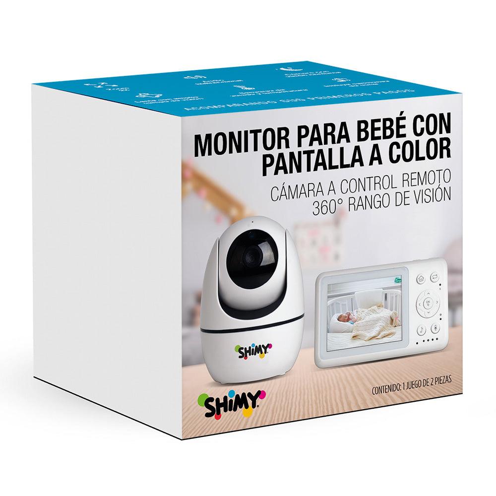Monitor para Bebé con Cámara 360° Control Remoto y Pantalla 3.2” a Color - Redlemon