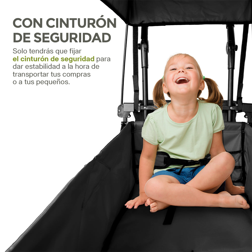 Cinturón de sujeción dentro del carrito plegable HIKEO