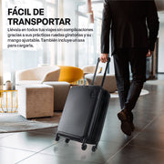 Maleta Carry On 20” Expandible Equipaje de Mano Plegable con Candado