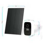 Cámara de Seguridad Exterior Batería Recargable Solar, Visión Nocturna y más