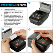 Impresora térmica portátil Bluetooth para rollo de 56 mm — producto en contexto