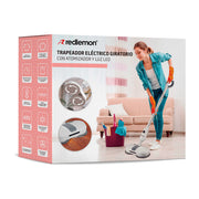 Trapeador Eléctrico Giratorio 200 RPM con Spray y Luz LED — producto en contexto