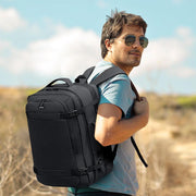 Mochila de Viaje para Laptop Expandible Impermeable Antirrobo - Redlemon