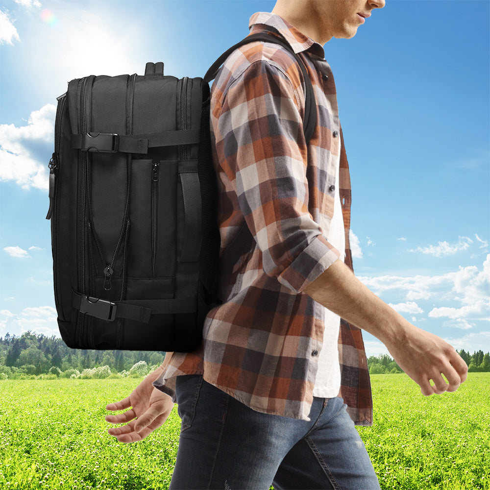 Mochila Expandible de 40 L para Laptop de 18 Pulgadas — producto en contexto