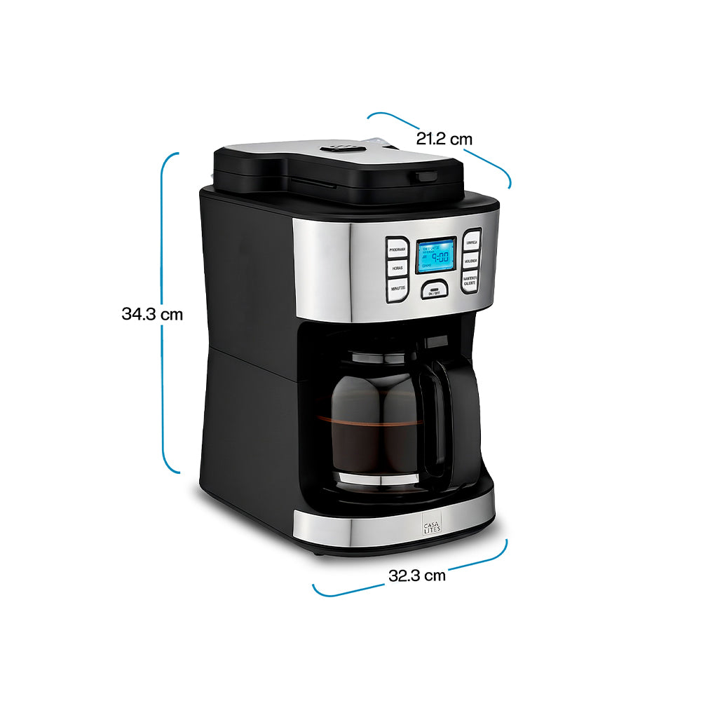 Cafetera Programable con Molino Integrado para 12 Tazas — detalle adicional