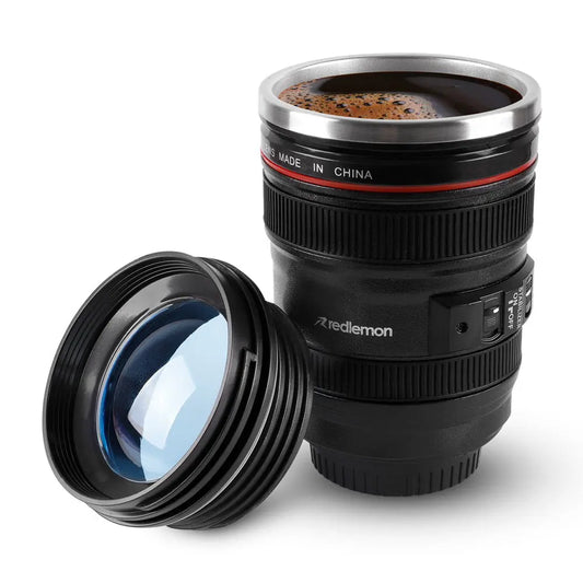 Termo Hermético en Forma de Lente de Cámara 300 ml Redlemon Technology México