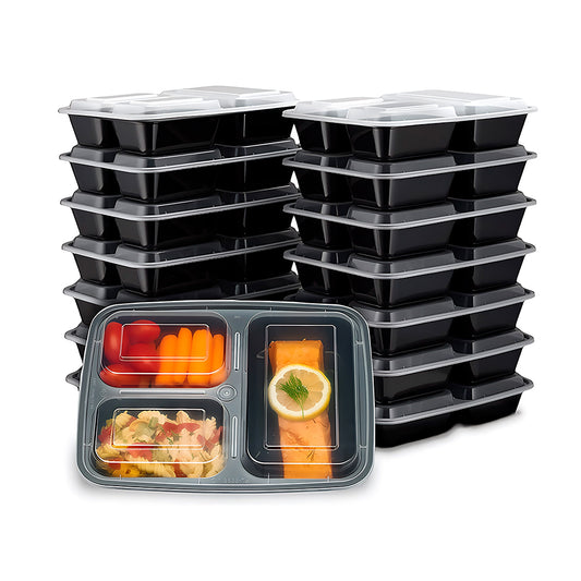Contenedores para Alimentos Reutilizables Bento Box 21 pz