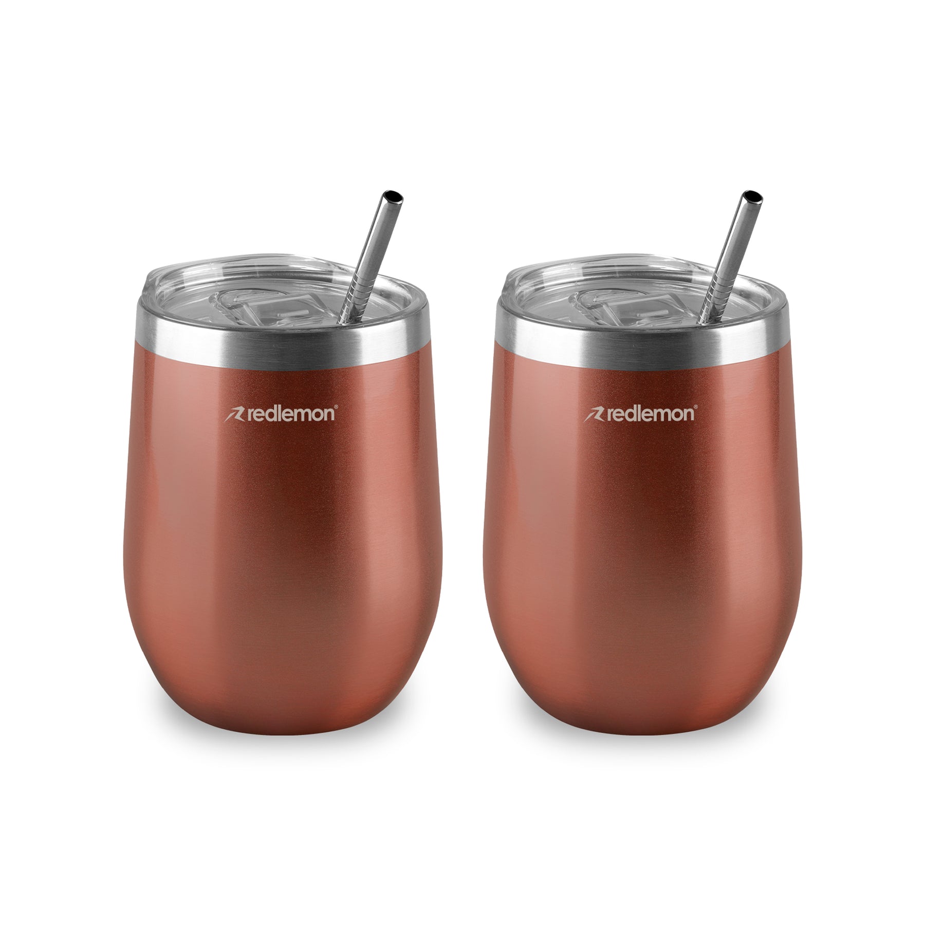 Vaso Térmico para Café y Vino Acero Inoxidable 2 Piezas Redlemon Technology México