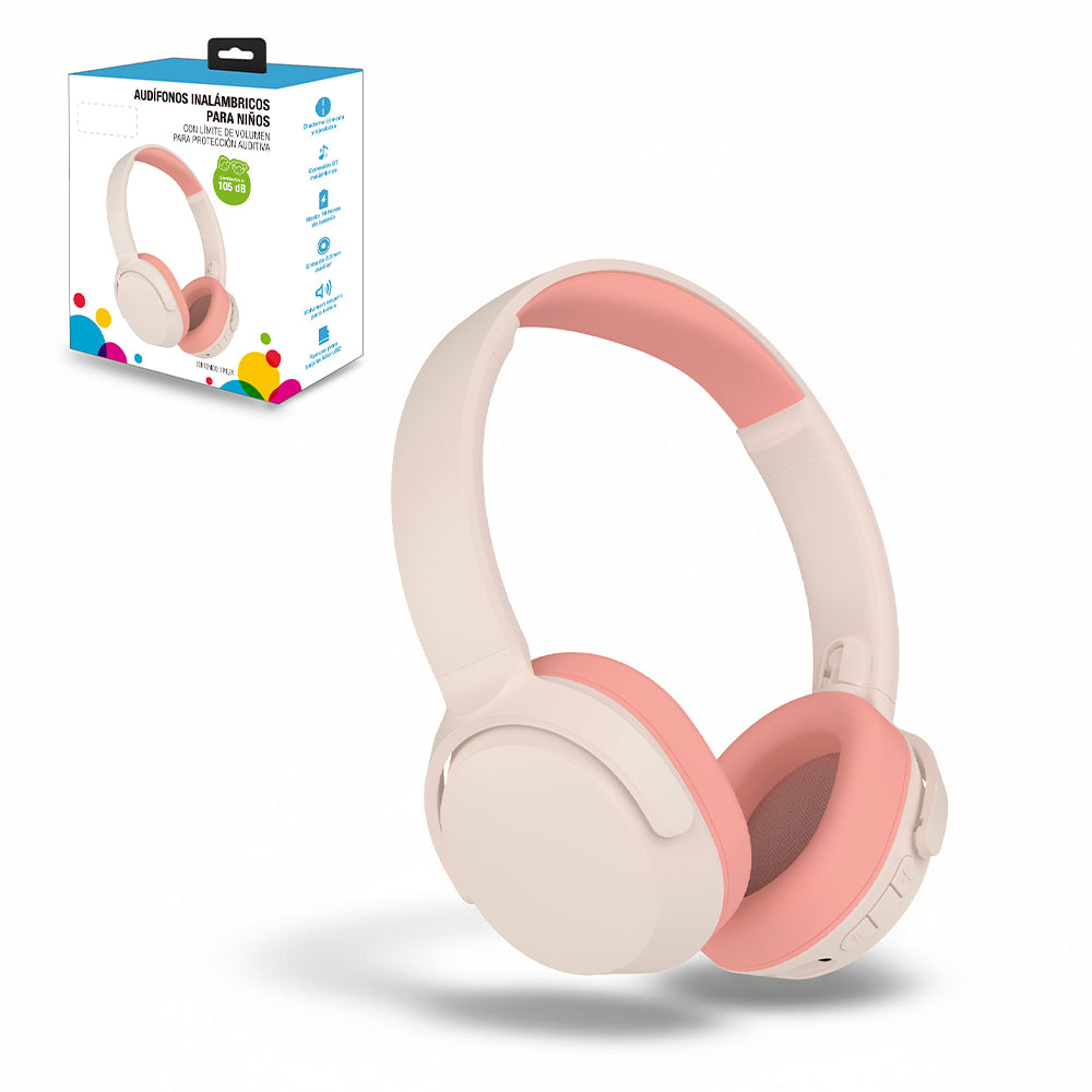 Audífonos para niños Bluetooth 5.4 con cable y microSD — detalle adicional