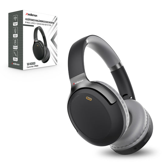 Audífonos Bluetooth Inalámbricos HD Diadema Aux. 3.5mm