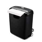 Trituradora de Papel y Tarjetas de Crédito, Capacidad 6 Hojas, Cesto 10 L, Función Reversa