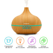 Humidificador y Difusor Ultrasónico 550 ml con Control Remoto — presentación del producto