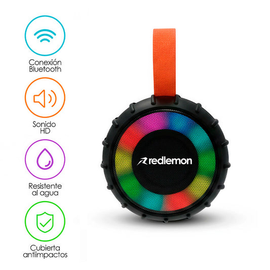 Bocina Bluetooth Inalámbrica Y Portátil Contra Agua