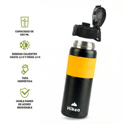 Set de 2 Termos de Acero Inoxidable de 580 ml HIKEO — vista complementaria