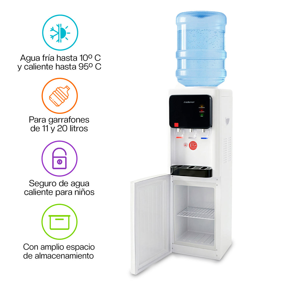Dispensador de Agua para Garrafón de 11 y 20 L, 3 Temperaturas